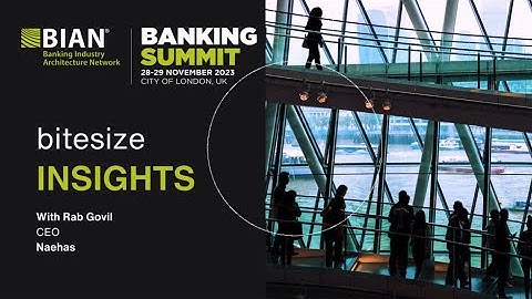 BIAN Banking Summit 2023 Bitesize Insights