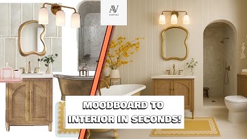 Transform Moodboards into Realistic Interiors with AI