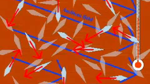 Thermal demagnetization