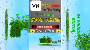 Flying Leaves Name Video Editing | Instagram Trending Reels Editing | VN Trending Video Editing