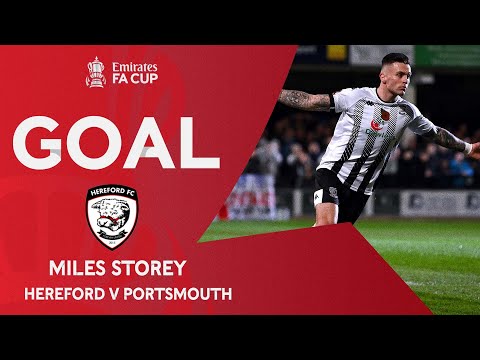 Goal | miles storey | hereford v portsmouth | first round | emirates fa cup 2022-23
