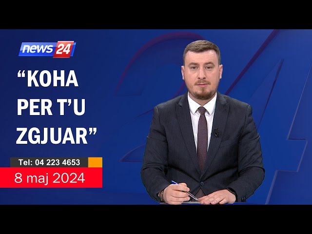 8 maj 2024 "Telefonatat e Teleshikuesve" në News24 - "Koha për t'u zgjuar" ne studio Klevin Muka