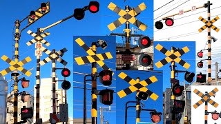 踏切 カンカン 特集 東急 京王 西武 横須賀線 ほか | Railroad Crossing in Japan