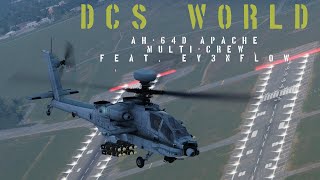 DCS World AH-64D - Multicrew - Hellfire Ground Pound feat. Ev3nflow
