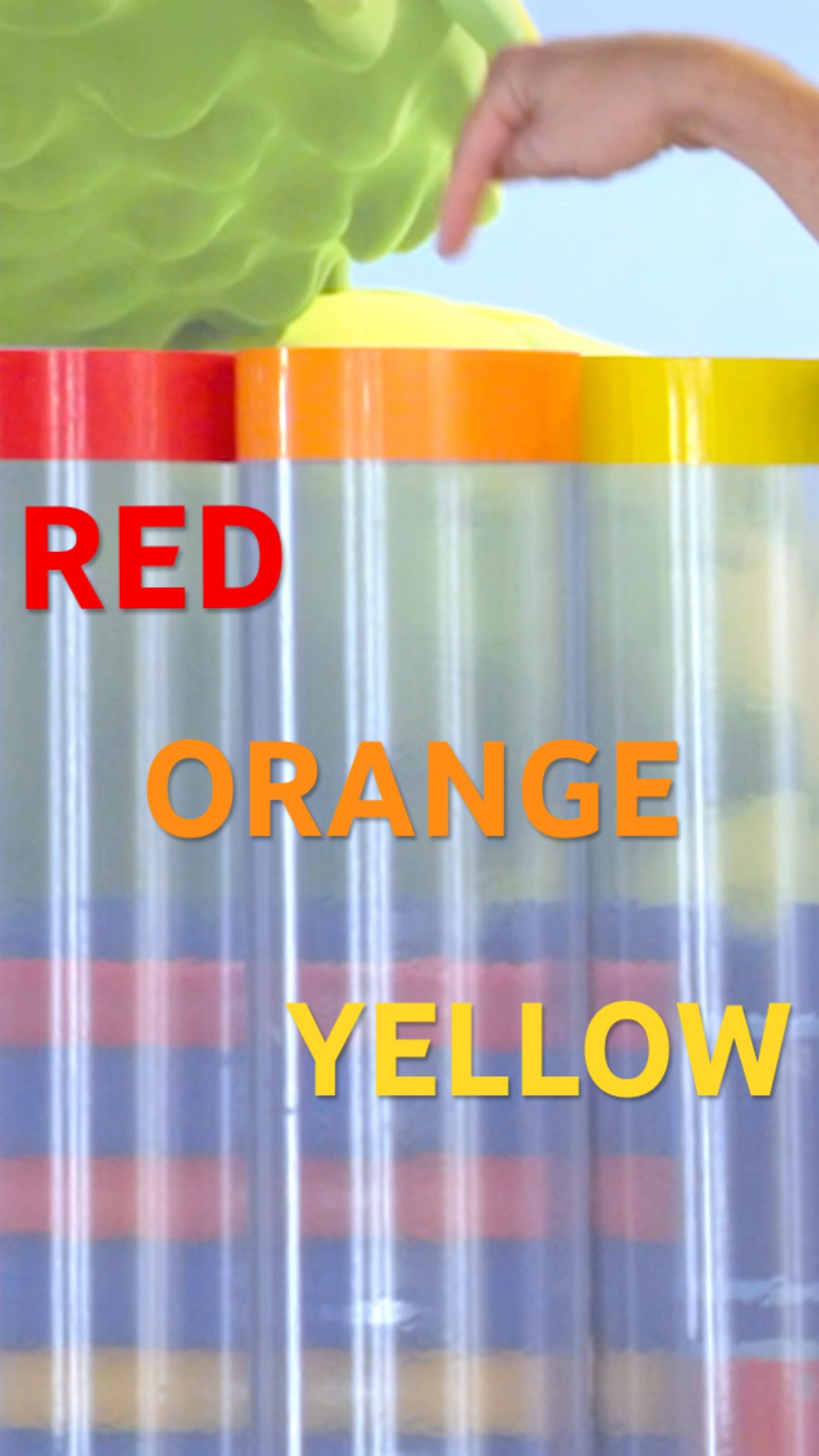RED? ORANGE? YELLOW? GREEN?! How many colors can you count with Blippi? #blippi #shorts
