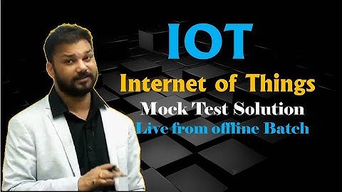 Internet of Things || Internet Paper Solution || Live From Computer Anudeshak Offline Batch