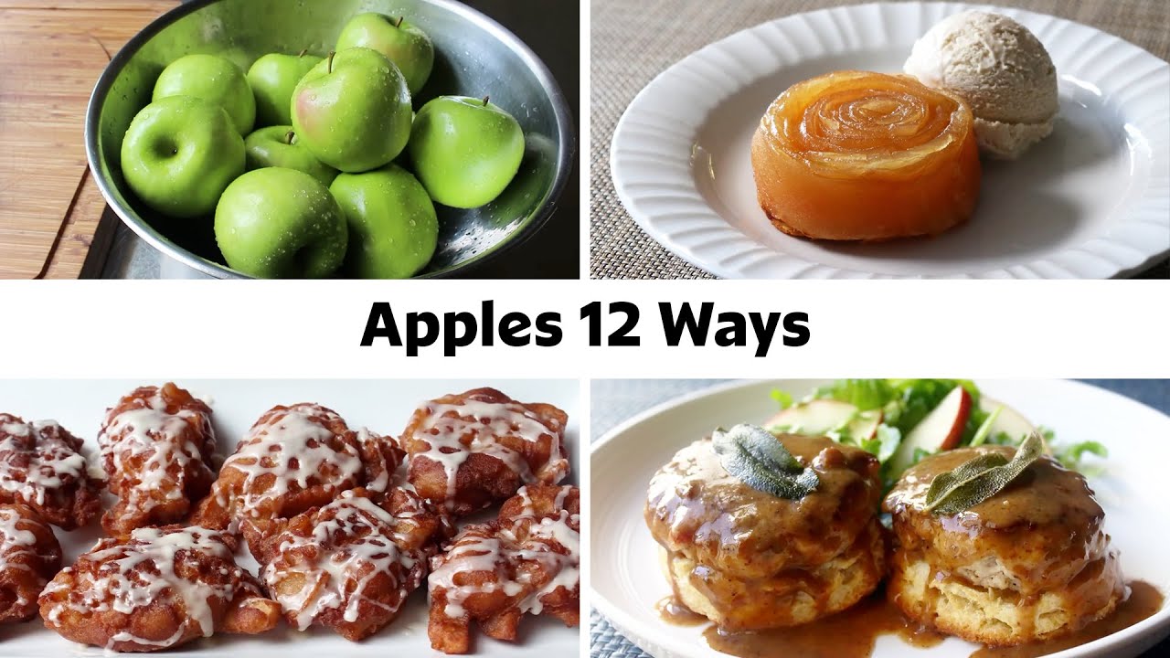 12 Perfect Apple Recipes   Easy Apple Pie, Apple Cider Donuts, Chicken Apple Sausage & More!