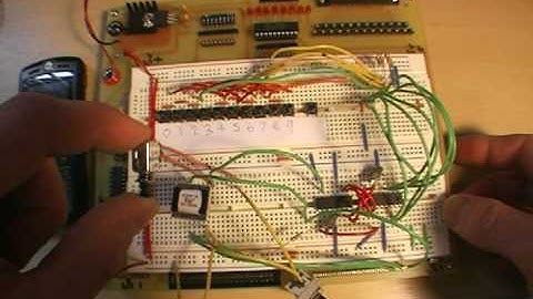 16F84A: Called my mobile with a DTMF generator chip