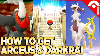 How to Get Arceus \& Darkrai in Pokemon Brilliant Diamond \& Shining Pearl V1.3 *OVER*