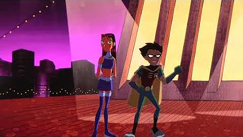 Teen Titans- Robin and Starfire become the Prom King and Queen