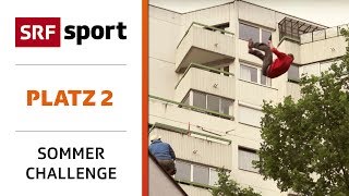 Parkour: Im Salto über den «Manpower Gap» | Platz 2 - Best of Sommer-Challenge | SRF Sport