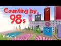 Counting by 98s Song | Minecraft Numberblocks Counting Songs| Skip Counting Songs for Kids