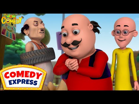 Motu Patlu और Scooter Race | Motu Patlu | Hindi Cartoon | Comedy Express | Wow Kidz Comedy | #spot