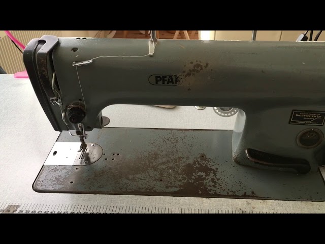 How to use the PFAFF 561 Industrial Sewing Machine - Lilo Siegel