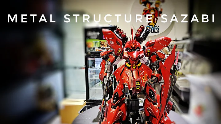 UNBOXING! Metal Structure MSN-04 SAZABI by Bandai! Best Gundam Figure Ever!