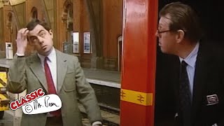 Mr Bean Vs The Train Conductor! 🚆 | Mr Bean Funny Clips | Classic Mr Bean