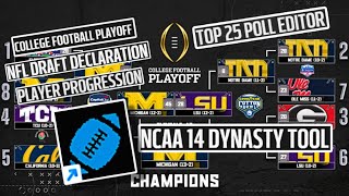 How to use the College Football Revamped Dynasty tool, Playoffs, Player Progression, Transfers, more screenshot 3