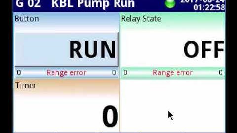 Multicon Demo - Button activated relay with timer
