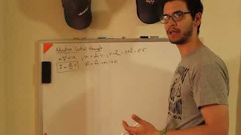 Nonlinear Controls - Adaptive Control for Estimating Mass