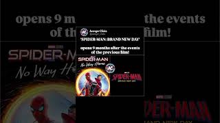 Spider-Man: Brand New Day timeline reveal! 9 months later! 🕷️🕸️ #SpiderMan #MCU  #marvelstudios