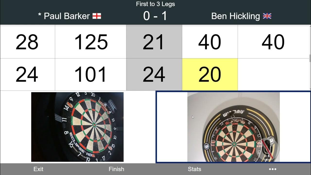 online darts match nakka YouTube