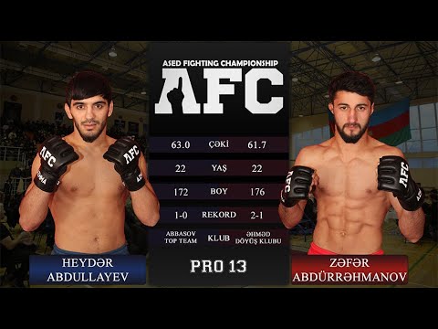 Zafar Abdurrahmanov  vs. Heyder Abdullaev ❘ Full Fight ❘ ASED - 13