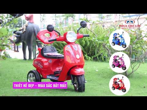 Video Em Tập Lái Xe Vespa Điện - youtube