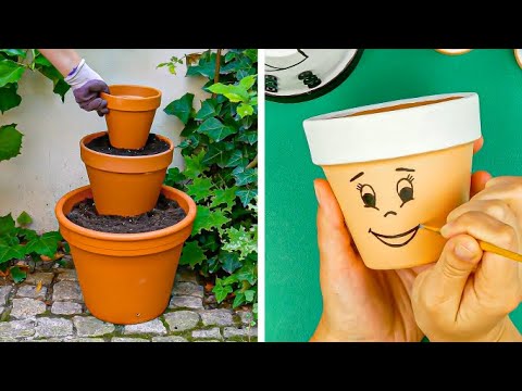 Vidéo: Pot de fleurs DIY : simple et beau