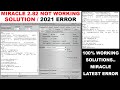 Miracle 2.82 Review All Error Fix Not Working Solution | New Error Fix