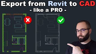 Export from Revit to CAD Tutorial