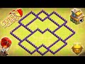 Top Town Hall 7 Hybrid Anti Everything Max Level War Base Layout Tutorial with Link