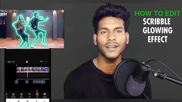 HOW TO EDIT SCRIBBLE GLOWING EFFECT VIDEO on ANDROID | EASY STEPS !GoCut