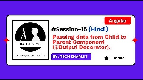 Angular child to parent string binding  | Angular 19 complete tutorial in Hindi 2025 (Session-15)