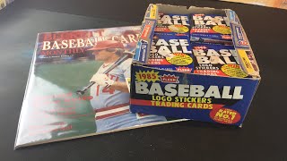 1985 FLEER WAX BOX - Turn Back the Clock Tuesday