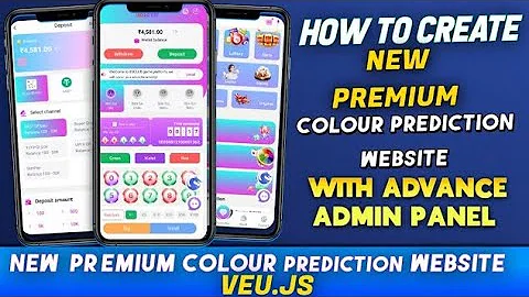 How to Create own colour prediction website | Premium vue js source code | lucklottery php script