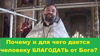 Почему и для чего дается человеку БЛАГОДАТЬ от Бога? Священник Валерий Сосковец