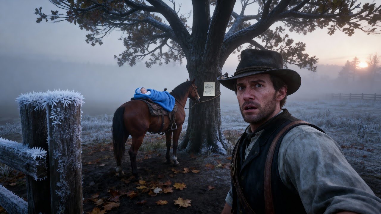A Single Father Found A Horse Tied To A Tree With A Baby Blanket — The Note “Please Save!”