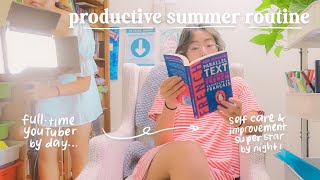 MY PRODUCTIVE DAILY ROUTINE summer at home edition // 6 am to ? whenever i fall asleep lol