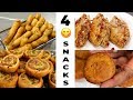4 SNACKS Recipes for Indian Lockdown - CookingShooking