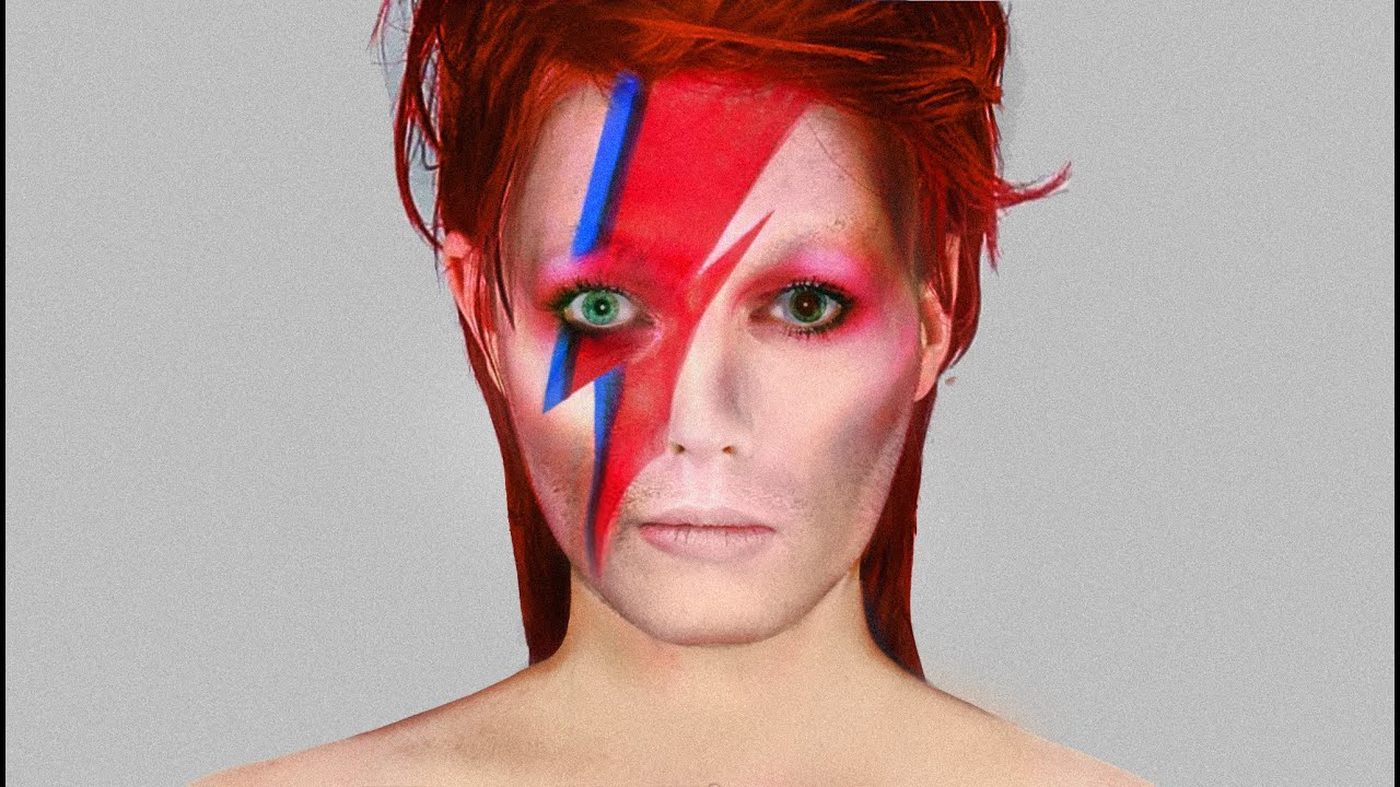 David Bowie Makeup Tutorial Alladin Sane Youtube