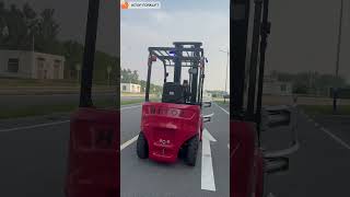 Efficient Paper Handling: HITOP New 3 Ton Electric Forklift with Roll Clamp