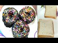 Chocolate Donuts in 5 Minutes | Instant Bread Donuts | Easy Donuts Recipe | Donut Recipe With Bread