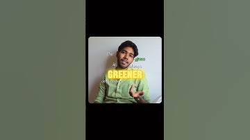 The grass is always greener on the other side :) #visualstorytelling #storytelling #lesson #shorts