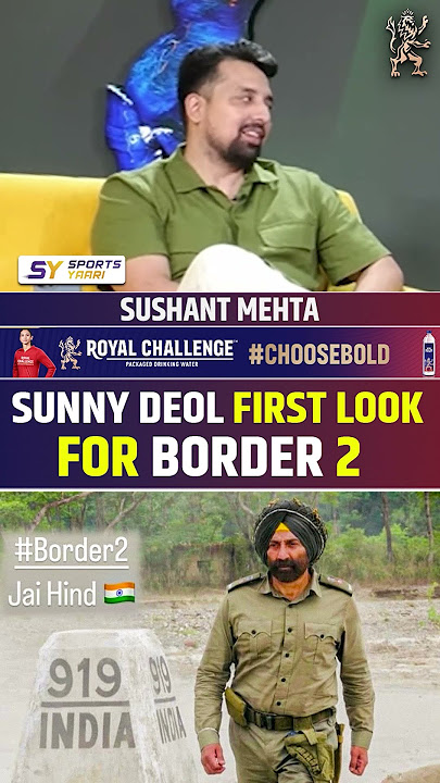 SUNNY DEOL FIRST LOOK FOR BORDER 2 #border #sunnydeoldailog #sunnydeolmovie