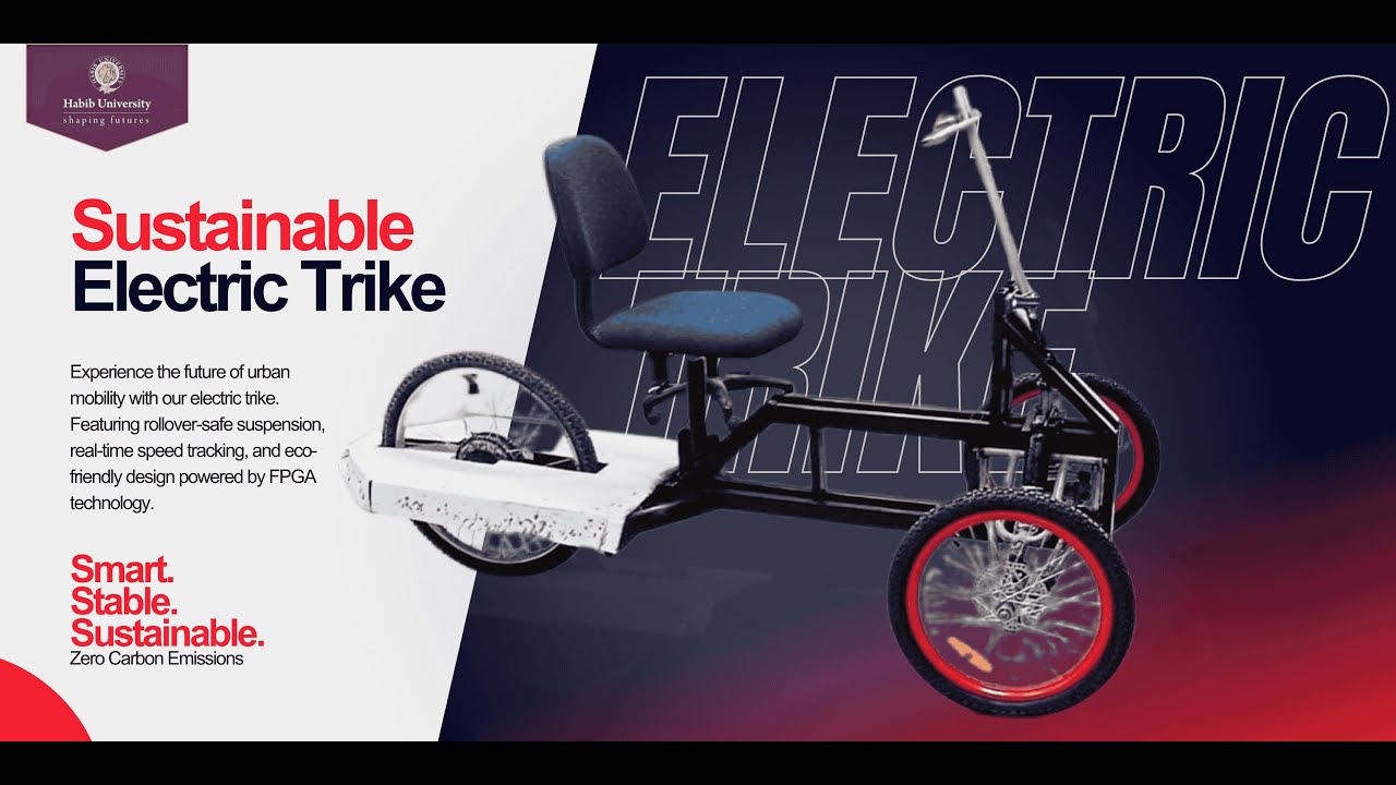 Real-Time Monitoring System for an Electric Trike | FPGA-Based Smart Vehicle Project