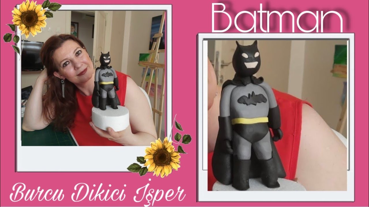 ★Şeker Hamurundan Batman Nasıl Yapılır?/How to Make Batman with Sugar Paste?★