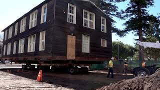 Two Historic Structures at West LA VA Travel on Wheels to a New Location