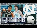 No. 16 North Carolina Tar Heels vs. No. 11 Michigan State Spartans Highlights 🏀 FOX College Hoops