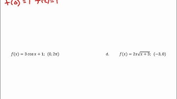 Calculus Unit 4 1 4 2 Critical Numbers, Rolle