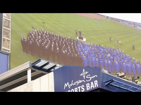 Mormon Tabernacle Choir Sings at Yankee Stadium on East Coast Tour